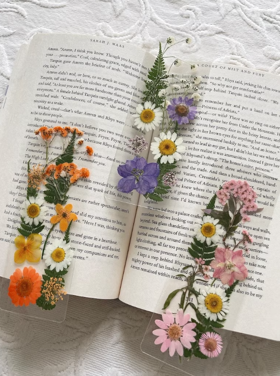 Pressed Floral Bookmarks